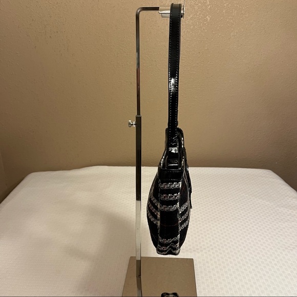 Talbots tartan wool tweed hobo - Picture 4 of 13